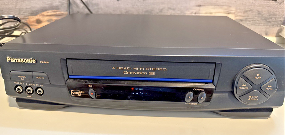 Panasonic PV-9451 Omnivision 4-Head Hi-Fi VCR VHS - TESTED Great